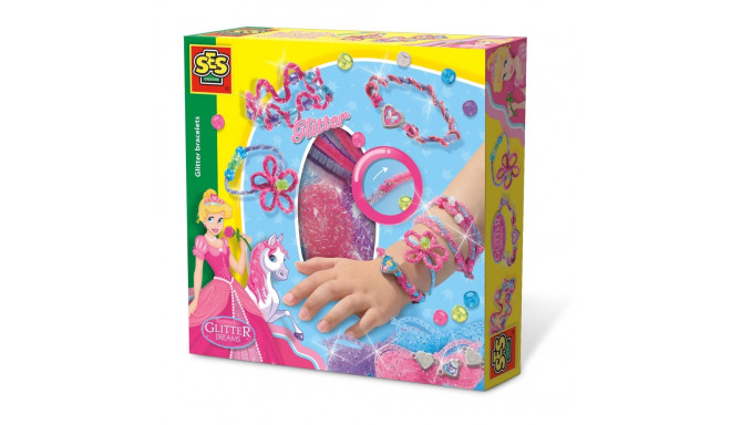 SES Glitter bracelets