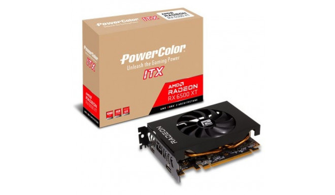 "RX 6500XT 4GB PowerColor Radeon GDDR6 1Fan"