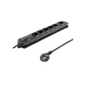 Overvoltage Protection Strip, 6 slots; 1,8m