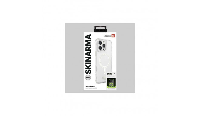 Skinarma Saido iPhone 16 Pro Max 6.9" magnetiline laadimise roheline (niteglow) ümbris