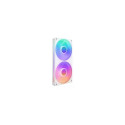NZXT F240 RGB CORE ventilaator, 2 * 120 mm, valge