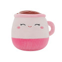 SQUISHMALLOWS Kaheosaline Piiksuv Pehme Koeramänguasi, 9 cm