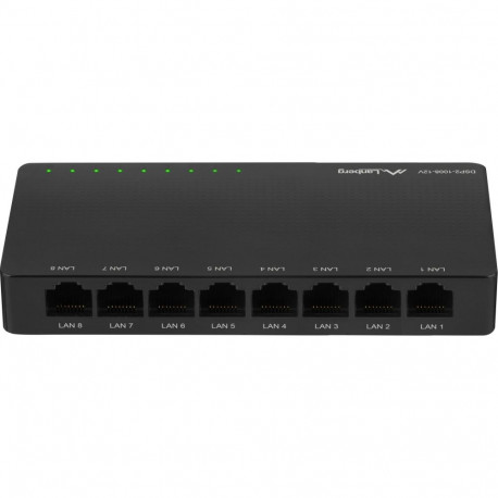 Lanberg switch 8x 100Gb/s unmanaged 12V