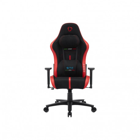 Onex mänguritoolid STC Alcantara L Series AirSuede, mustad/punased