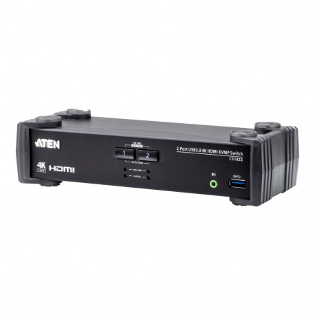 Aten 2-porti USB 3.0 4K HDMI KVMP lüliti helimikseri režiimiga | CS1822