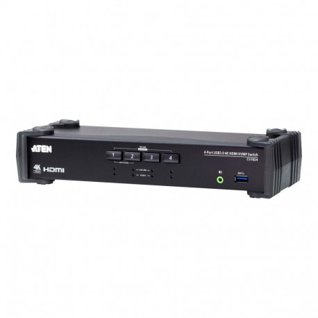 Aten 4-porti USB 3.0 4K HDMI KVMP lüliti helimikseri režiimiga | CS1824