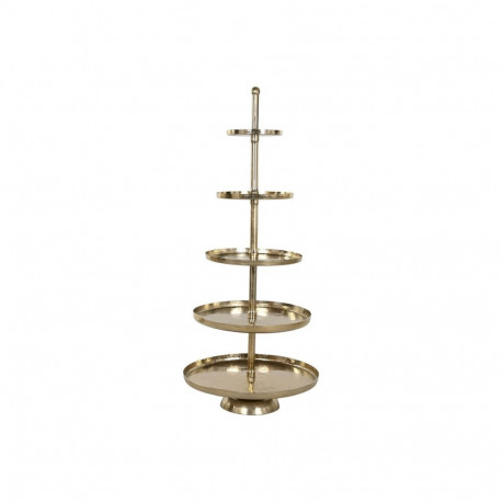 Fruit Bowl Home ESPRIT Golden Aluminium 65 X 65 X 148 cm