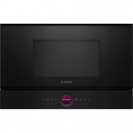 Bosch Serie 8 BER7321B1 microwave Black Solo microwave Built-in 21 L 900 W