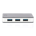 Digitus USB 3.0 jaotur, 4-porti must