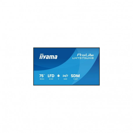 iiyama LH7575UHS-B2AG Signage Display Digital signage flat panel 190.5 cm (75") LCD Wi-Fi 500 c