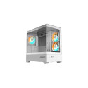 GIGABYTE C201 PANORAMIC ICE PC Case - Mid Tower, m-ATX, 360mm radiator support, 3 Pre-installed Fans