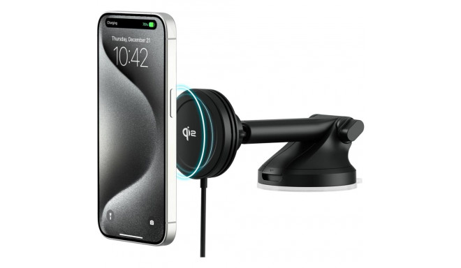 iOttie Velox Qi2 juhtmevaba MagSafe armatuurlaua ja esiklaasi hoidik