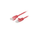 PATCHCORD CAT.5E UTP 3M RED FLUKE PASSED LANBERG 10-PACK