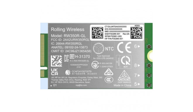 HP 4G LTE Modem m.2 WWAN Cat 19 Mobile Broadband Cellular (compatible with WWAN-ready EliteBook 8 X 