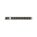 Gembird rack toiteplokk 8x Schuko C14 pistikuga 3m (EG-PDU-014-C14)