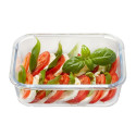 GEFU MILO Rectangular Container 1 L Grey, Transparent 1 pc(s)