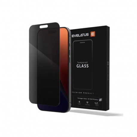 Evelatus Samsung Galaxy S24 FE Privacy Corning Gorilla Glass Anti-Static 3D Full Cover 10X Stronger