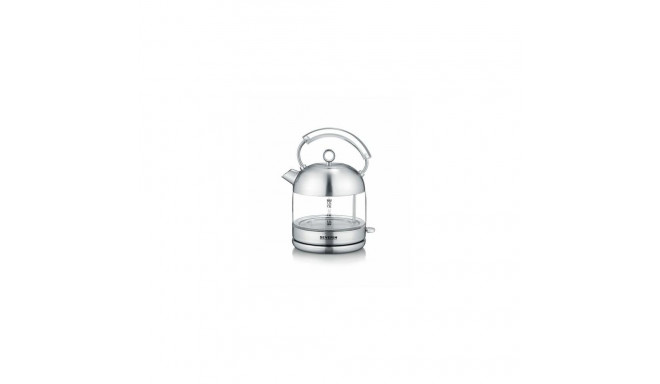 Severin WK 3459 electric kettle 1.7 L 2400 W Stainless steel