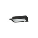 Gorenje TH64E4BG cooker hood Semi built-in (pull out) Black 450 m³/h