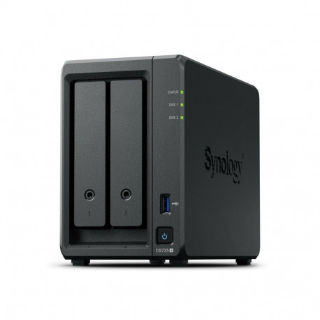 Server DS725+ 2x0HDD 4GB DDR4 AMD R1600 1x1GbE 1x2,5Gbe 3Y