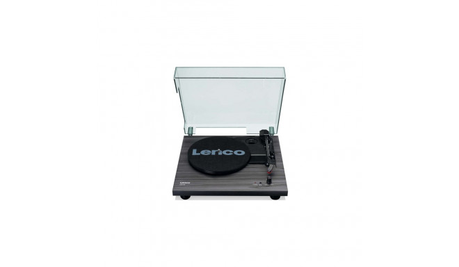 Lenco LS-10 record player with speakers black