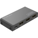 Digitus 4K HDMI Splitter, 1x2 (black, with downscaler)