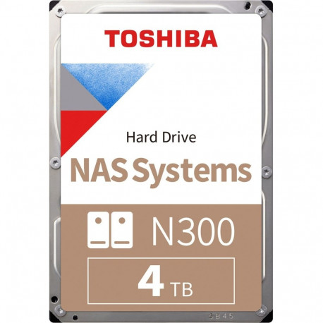 Toshiba N300 4 TB, hard drive (SATA 6 Gb/s, 3.5", bulk)
