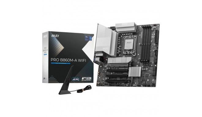 MSI PRO B860M-A WIFI - Socket 1851 - motherboard (black/silver)