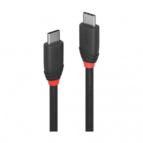 USB 3.2 Gen 2x2 Kabel Black Line, USB-C Stecker > USB-C Stecker (schwarz, 1,5 Meter, Laden mit bis z