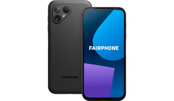 Fairphone 5 128GB - 6.46 - Mobile Phone (Matte Black, Android 13, Dual SIM, 6GB)