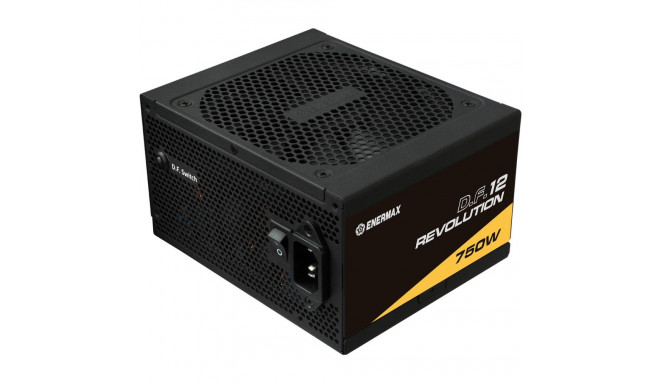 Enermax Revolution DF12 750W, PC power supply (black, 1x 12-pin GPU connector, 3x PCIe, cable manage