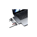 Satechi ST-HUCPHSM laptop dock/port replicator Docking USB 3.2 Gen 2 (3.1 Gen 2) Type-C Grey