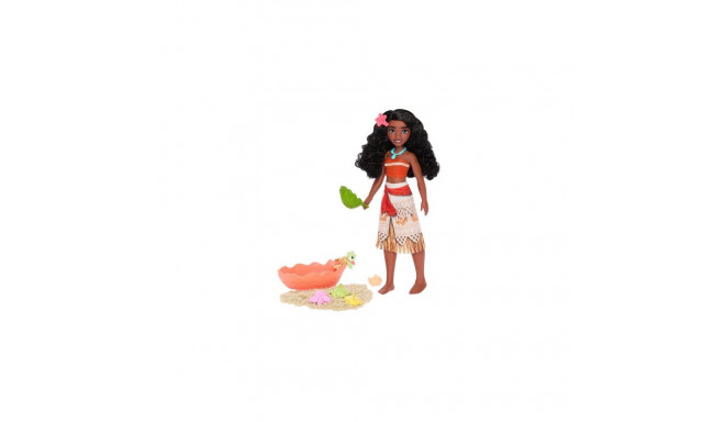 Disney Princess Ocean Friends Vaiana Doll with Moldable Sand, Animal Friend &amp; 8 Accessories