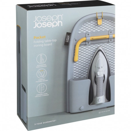 Joseph Joseph Pocket Folding Grey Ironing Board