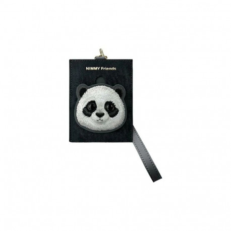Nimmy Big Eyed Pet 2.0 Cat Wallet Card Holder - Black