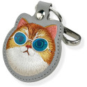 Nimmy Glasses Cool Cat Tracker Case - Gray