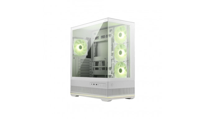 Case|MSI|MAG PANO 110R PZ / WHITE|MidiTower|Case product features Transparent panel|Not included|Col