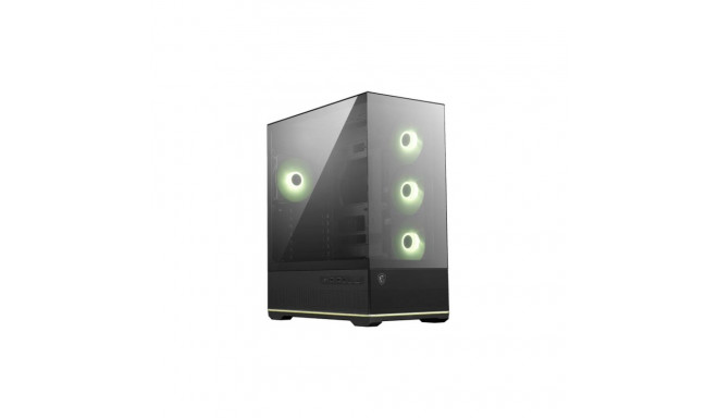 Case|MSI|MAG PANO 110R PZ|MidiTower|Case product features Transparent panel|Not included|Colour Blac