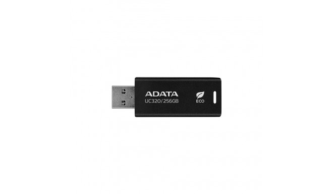 MEMORY DRIVE FLASH USB3.2 256G/BLACK UC320-256G-RBK/BK ADATA