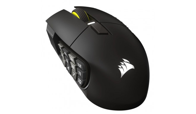 Corsair Scimitar Elite juhtmevaba SE hiir mängur paremakäeline RF juhtmevaba + Bluetooth optiline 33