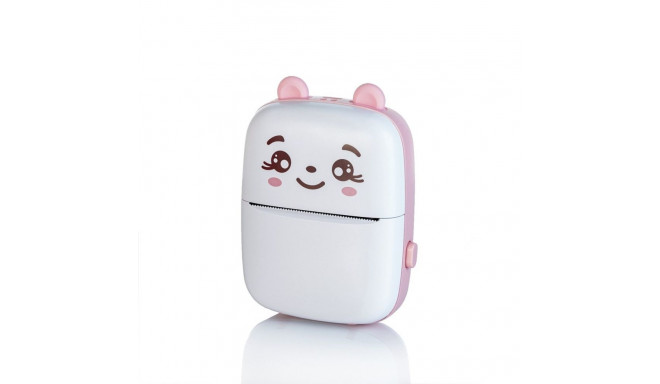 Extralink Mini termoprinter EPP-001 roosa Bluetooth, USB-C, 1200 mAh, 210 dpi