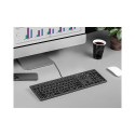 A4Tech FSTYLER FX60H (valge taustvalgustusega) klaviatuur USB QWERTY must, hall