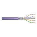 Installation cable DIGITUS category 6 F/UTP Dca AWG23/1 LSOH, 305m, purple, spool