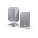 Sharp HT-SPR52021(SL) Q Soundbar 2.0.2 Wireless Rear Surround Speakers, Silver |