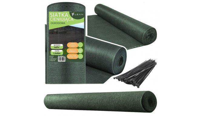 Siatka Cieniująca Na Ogrodzenie Płot Maskująca Zielona 1.5M 50M 140g/m?