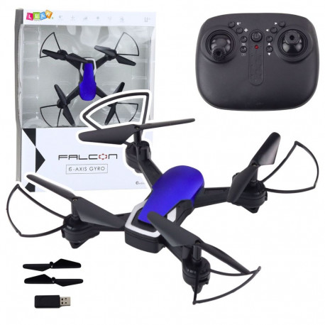 droon kuue-teljeline güroskoop LED-tuled 360° pöörlemine sinine