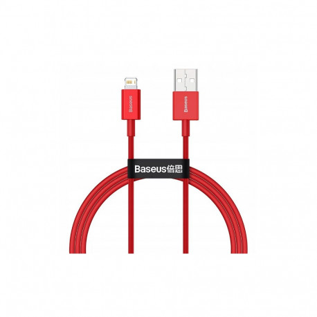 BASEUS USB-Lightning Superior Series kaabel, 2.4A, 1m, punane CALYS-A09