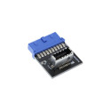 InLine USB 3.0 to USB 3.1 Front Panel Key-A Adapter internal