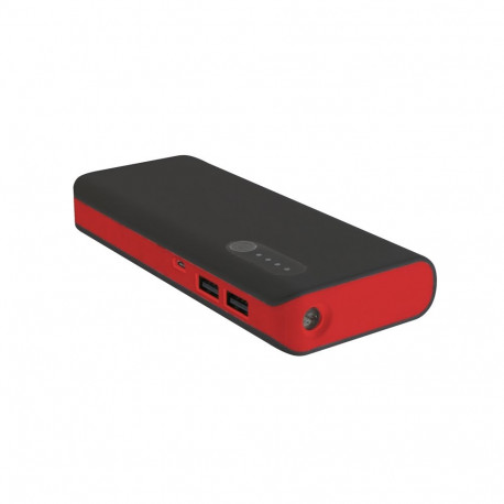 PLATINET POWER BANK 8000mAh + microUSB cable + torch BLACK/RED [42418]