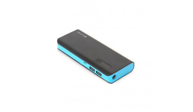 PLATINET POWER BANK 8000mAh + microUSB cable + torch BLACK/BLUE [42417]